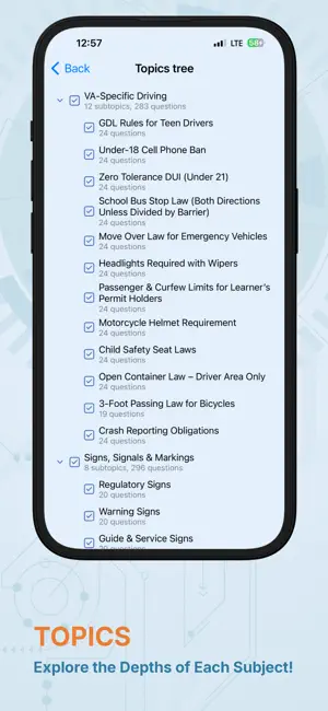 Virginia DMV Practice Test+ screenshot 2