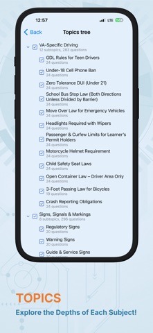 Virginia DMV Practice Test+ Screenshot 2 of 6