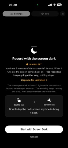 NoLight: Black Screen Camera Screenshot 2 of 6