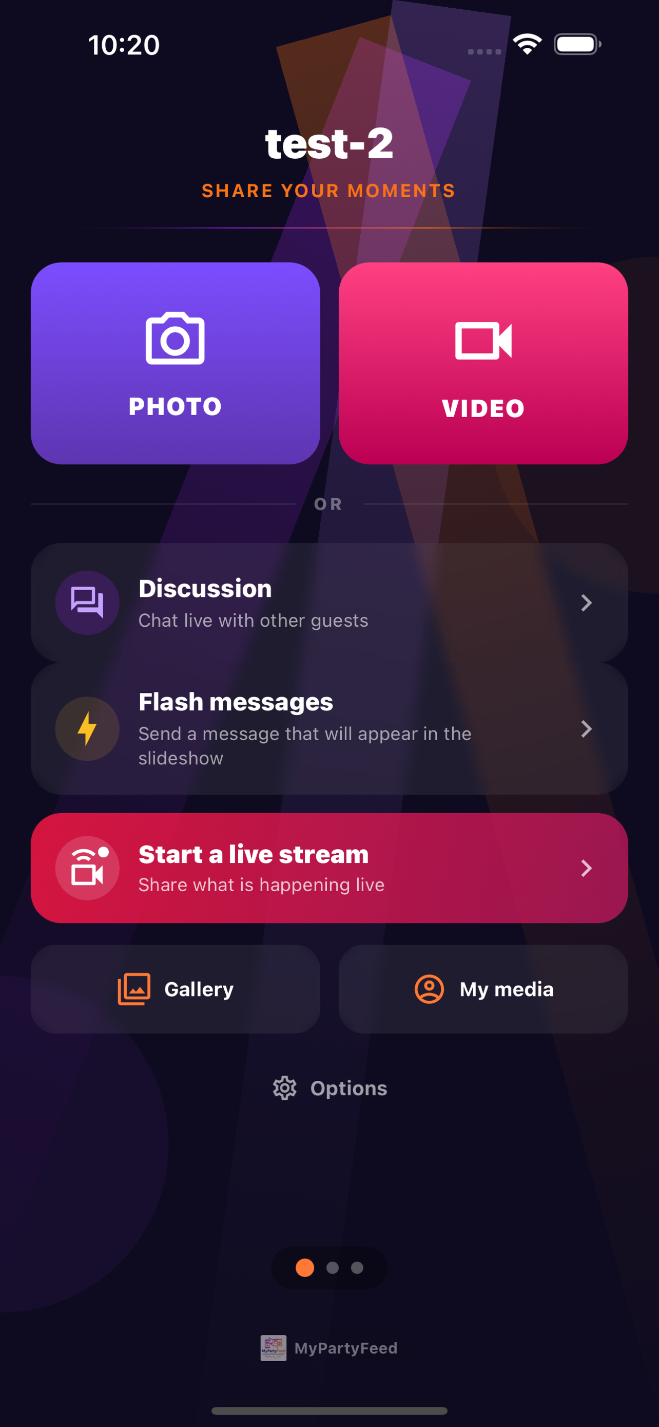 MyPartyFeed screenshot 3