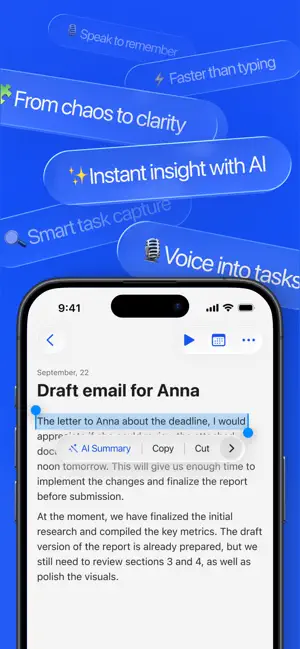 TaskTanna Voice notes & tasks screenshot 2