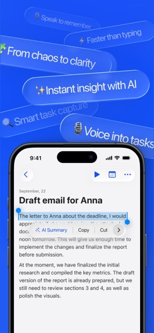 TaskTanna  Voice notes & tasks Screenshot 2 of 5