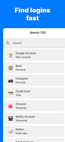 Password Manager - Clipboard iPhone screenshot