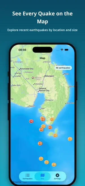 Earthquake Alerts & Live Map screenshot 1
