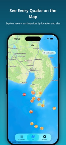 Earthquake Alerts & Live Map Screenshot 1 of 5