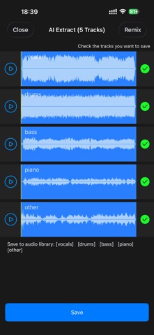 Music Spleeter|Splitter &Remix Screenshot 2 of 8