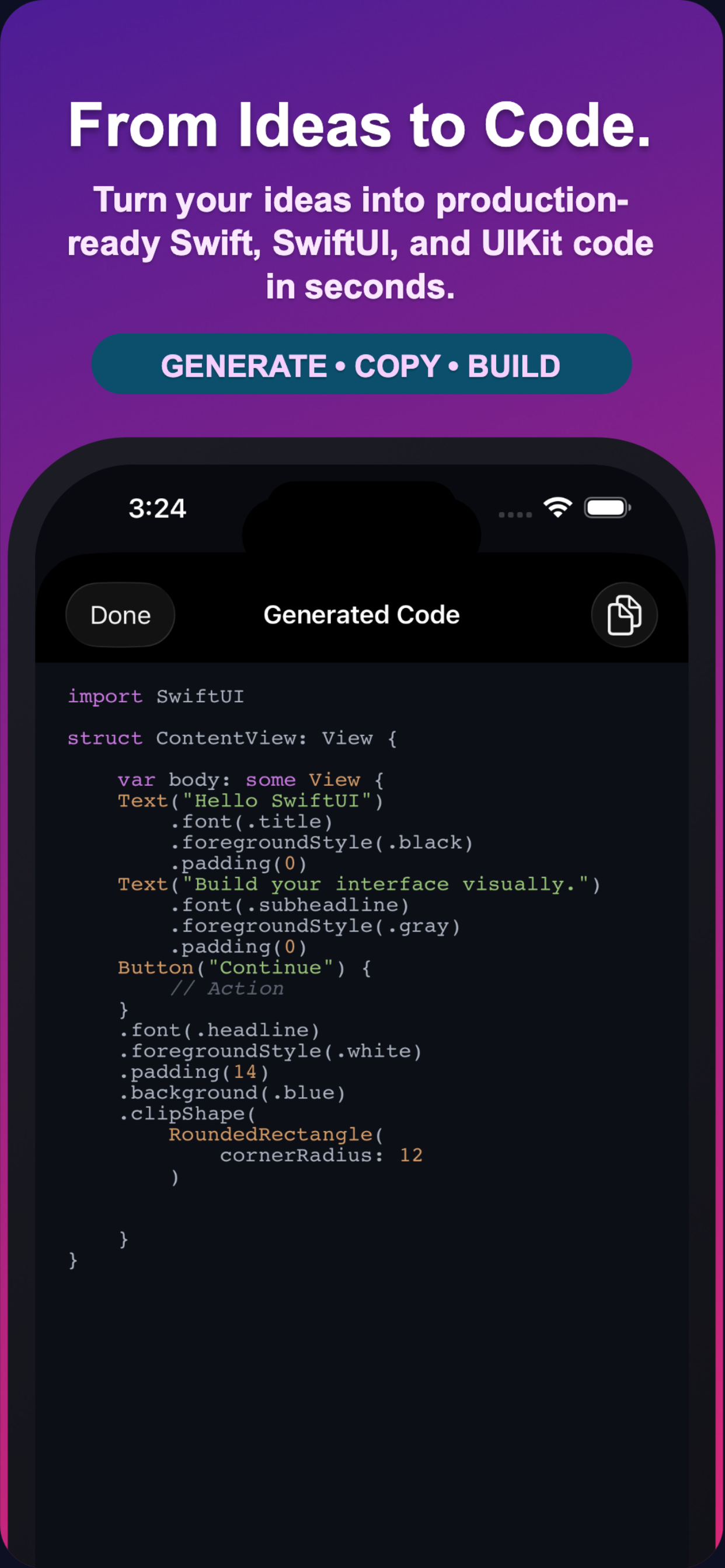 SwiftBuilder : Swift Studio screenshot 4