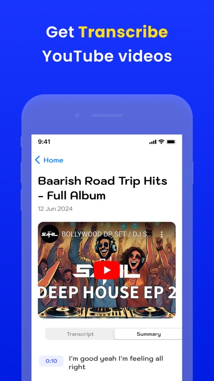 AI Video & YouTube Summarizer