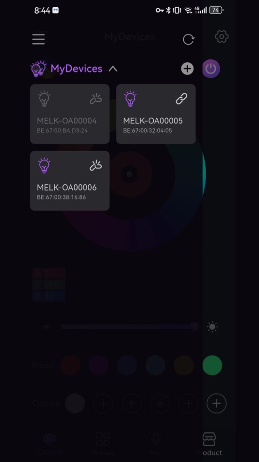 #1. RGB DIY Light (iOS) Podle: 泉州觉色贸易有限责任公司