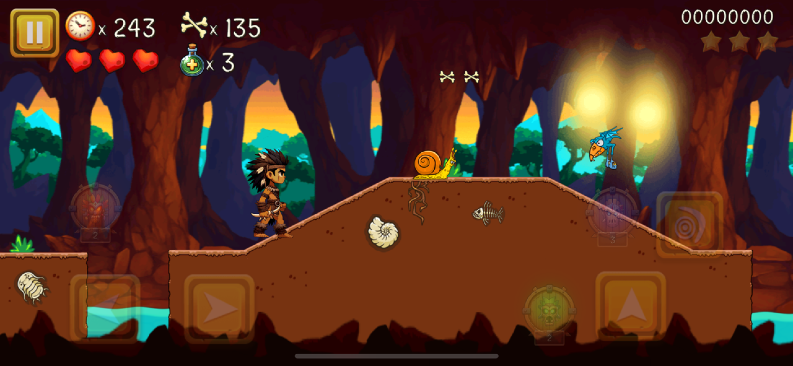 Super Tribe Boy: Dino Run screenshot 9