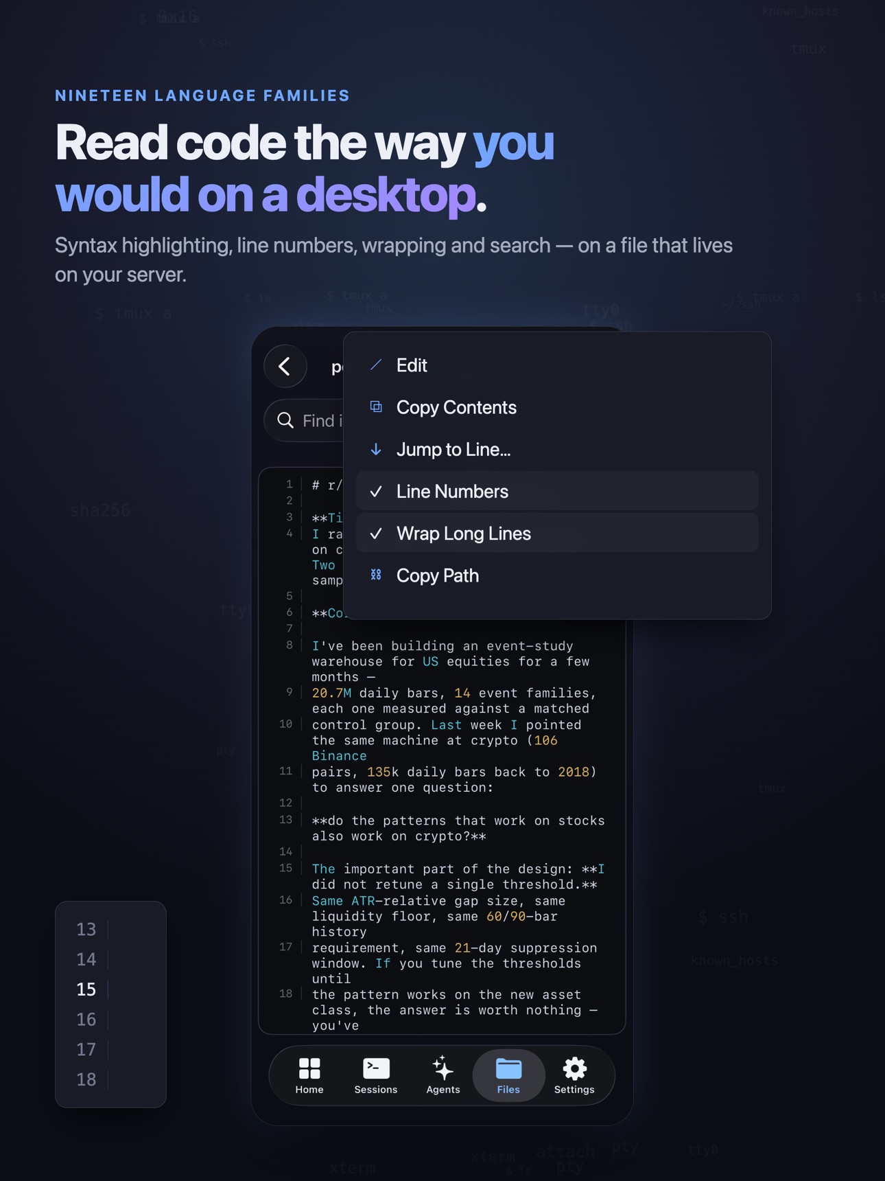 Screenshot 11 of Remote Terminal: SSH & Tmux