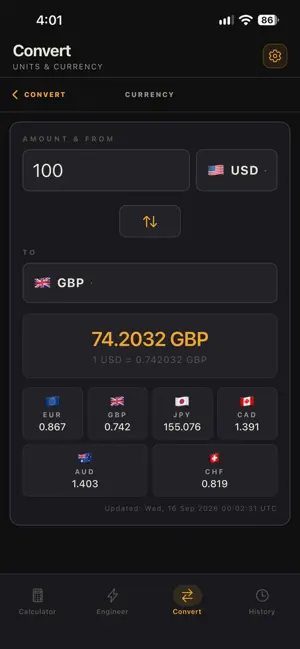 Calculator: Basic + Scientific screenshot 1