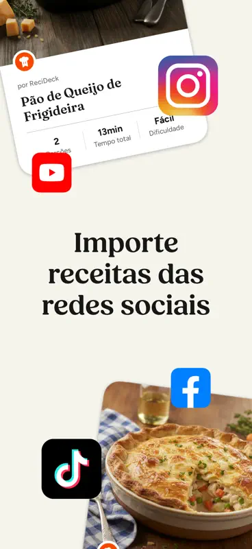 ReciDeck: Caderno de Receitas screenshot 1 of 9