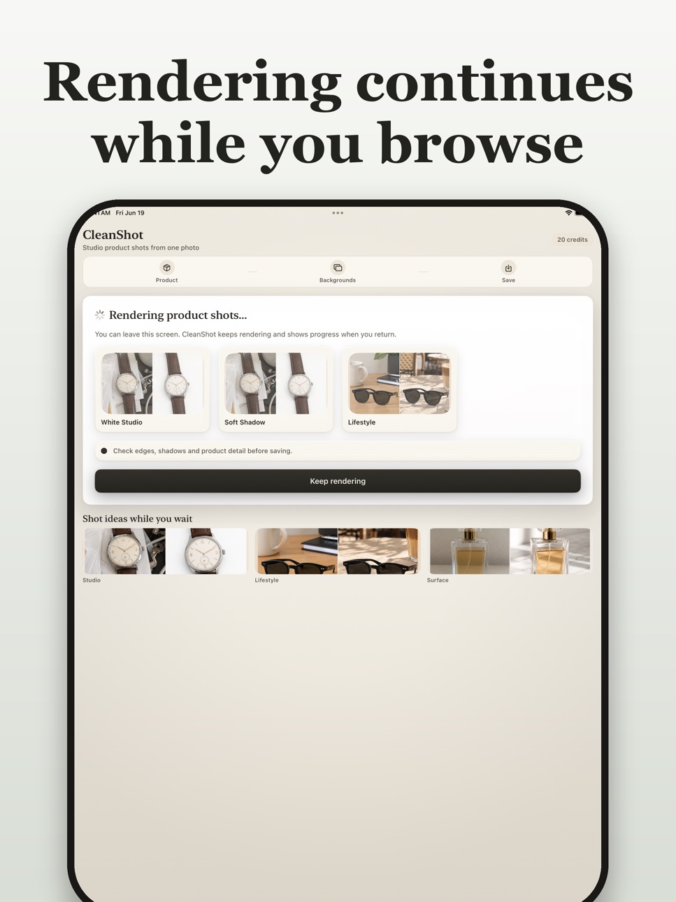 iPad screenshot