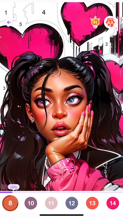 Mini World: Color by Number screenshot-7