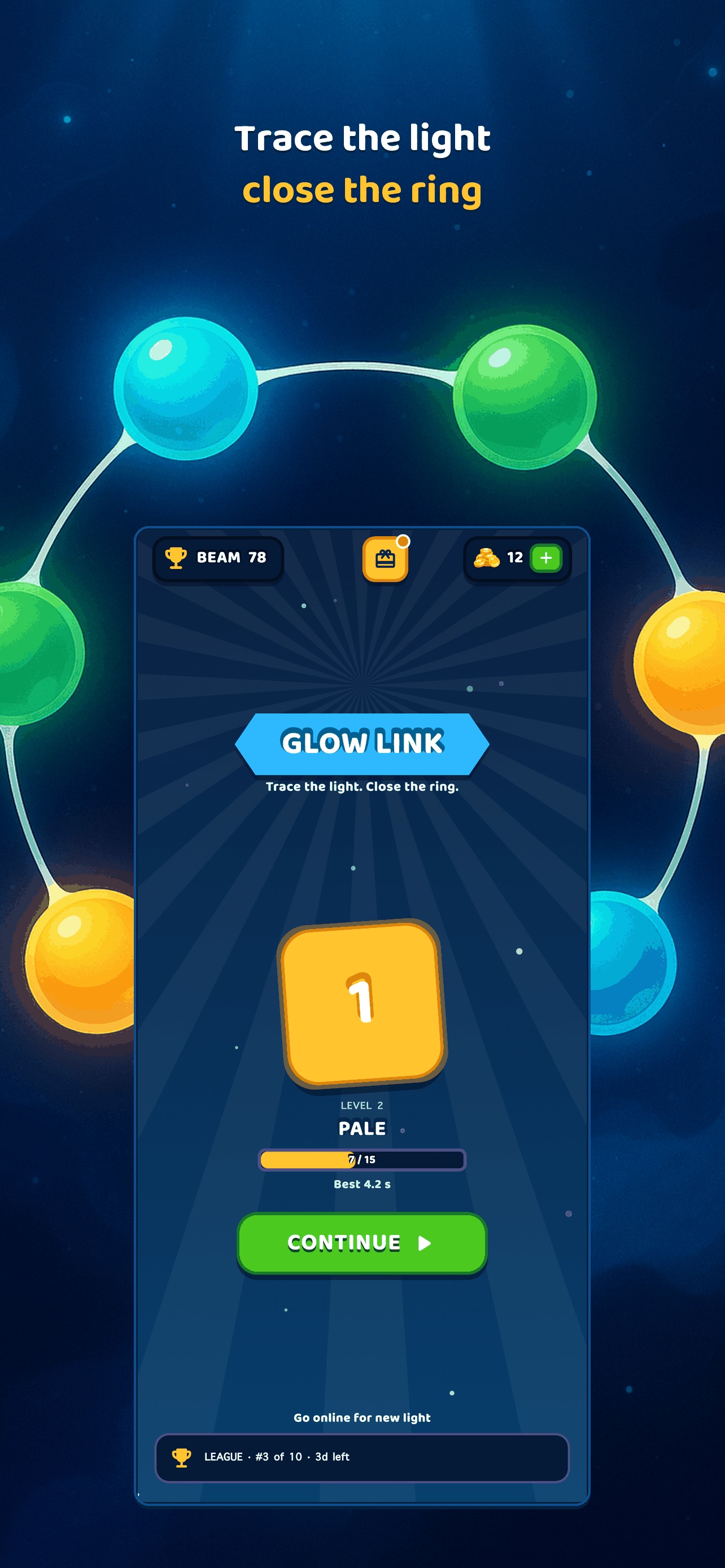Screenshot 7 of Glow Link: Memory Dot Game
