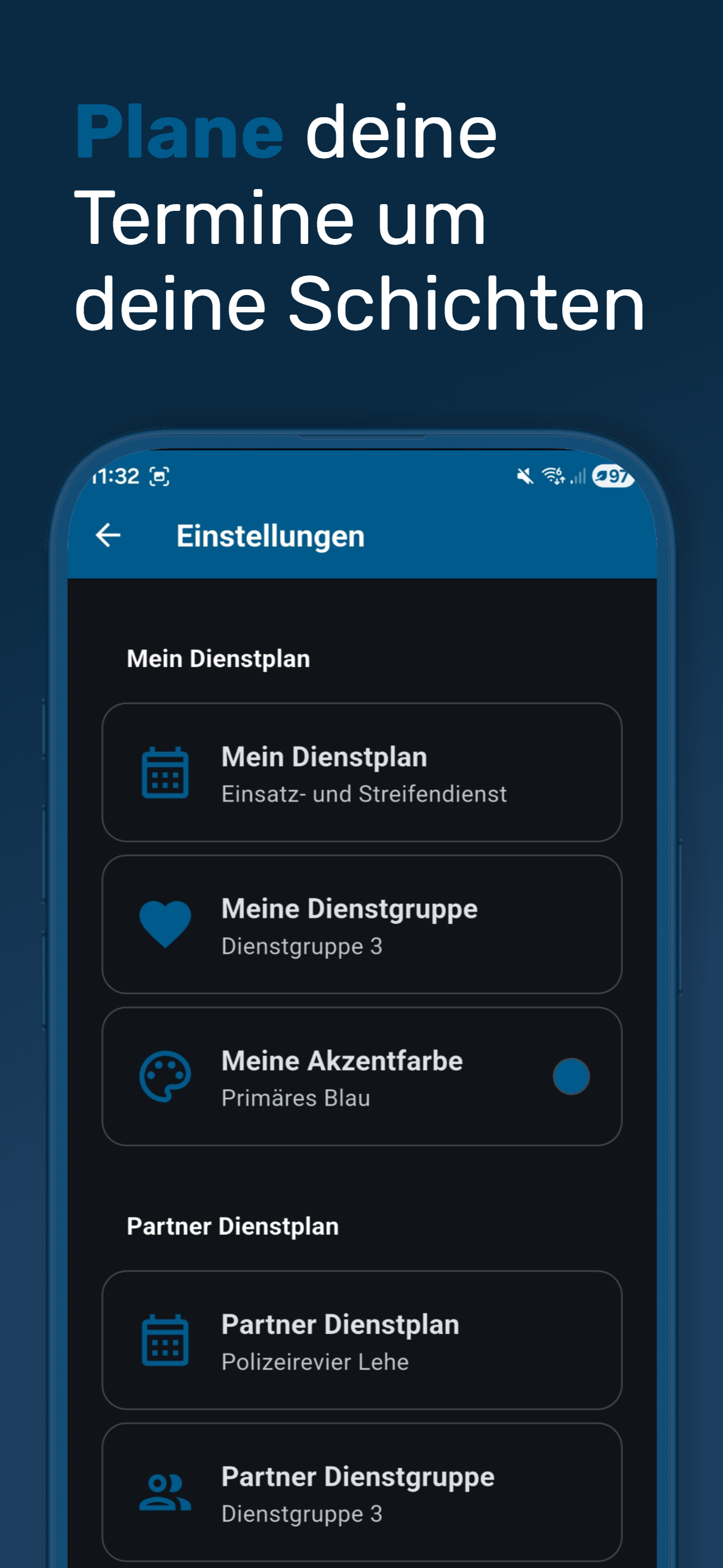 Dienstplan - Polizei screenshot 3
