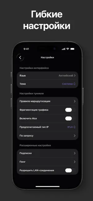 Happ VPN ++ iPhone screenshot 2