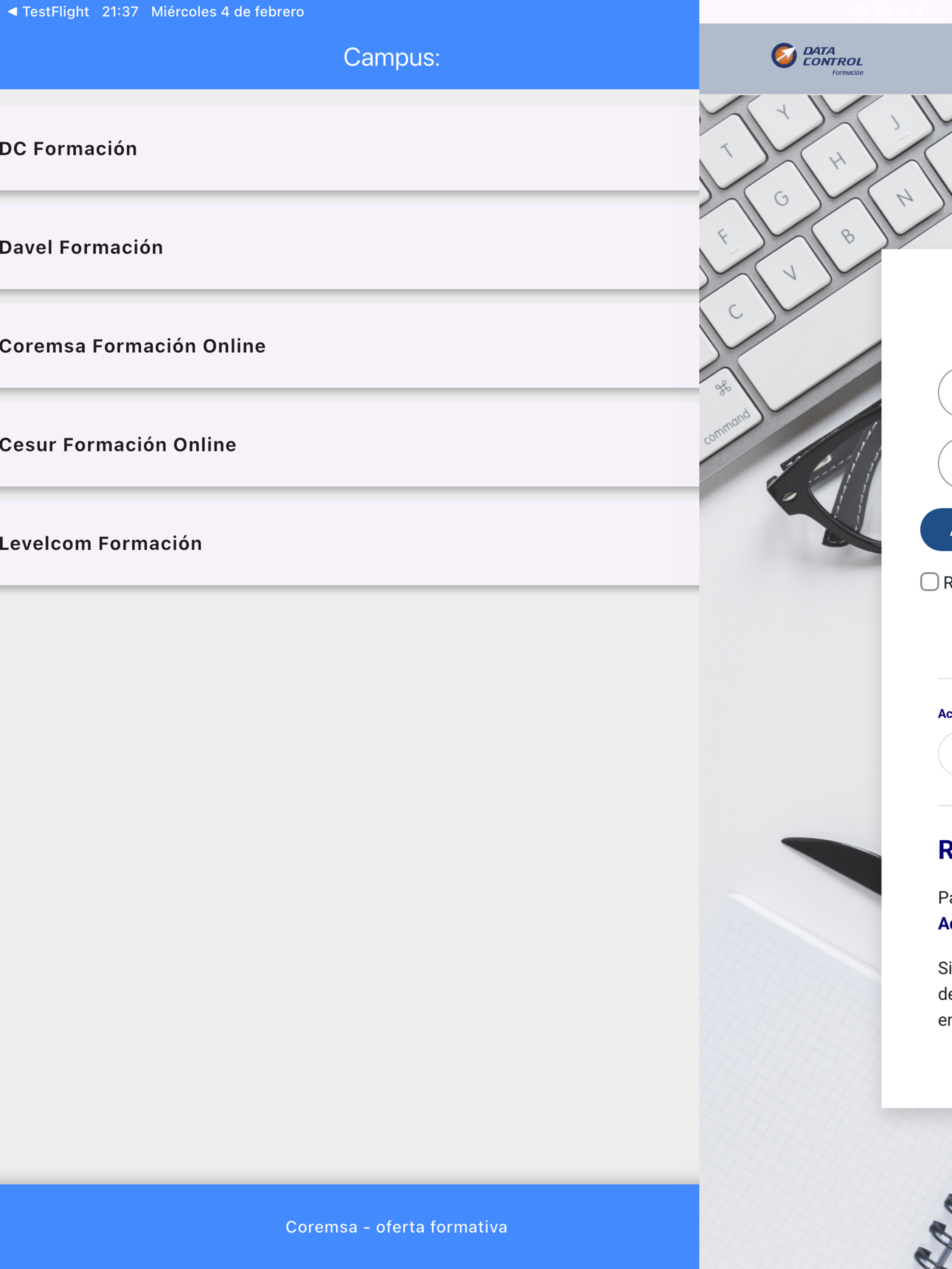 Coremsa Formación screenshot 10
