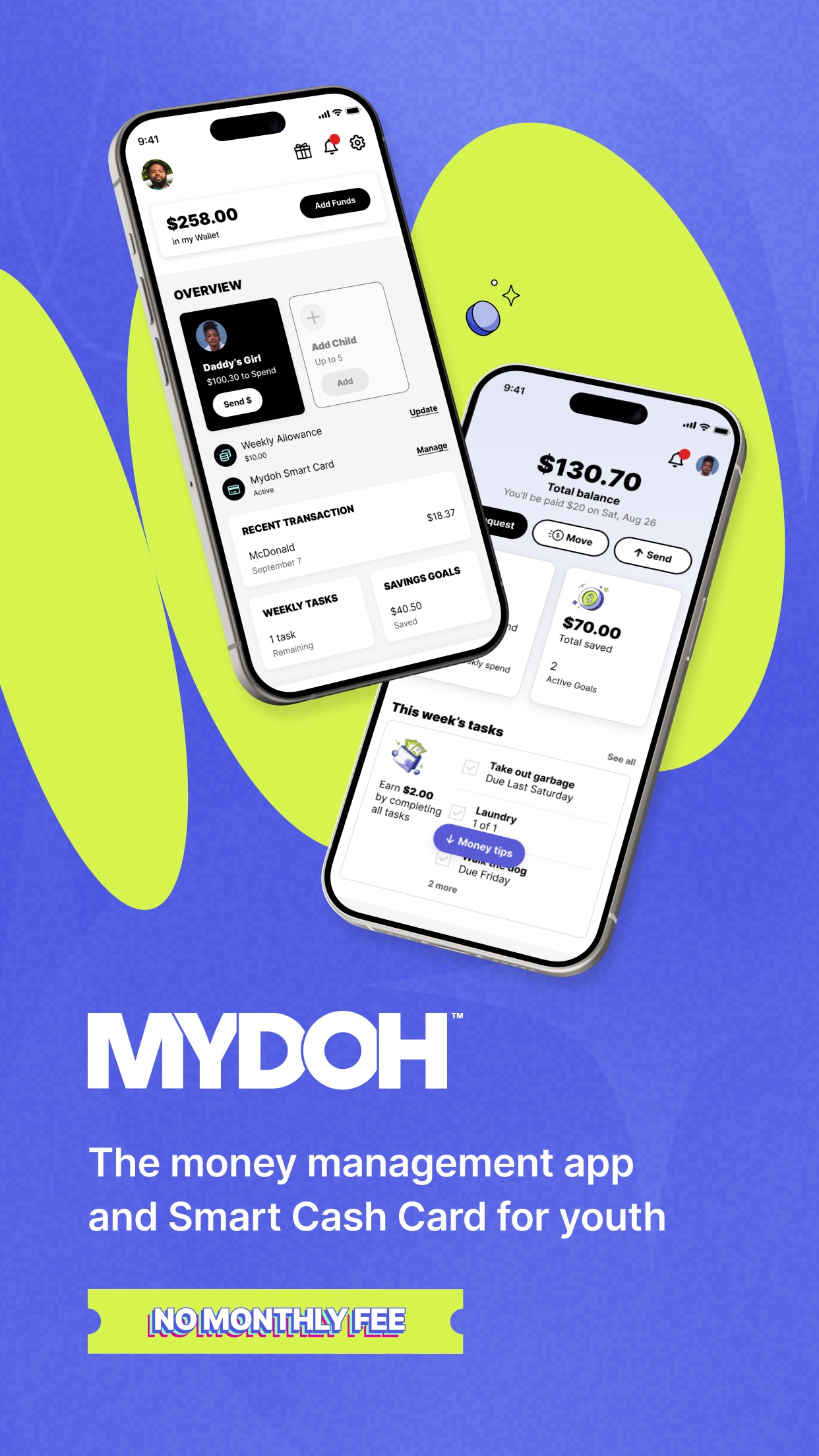 Screenshot 1 of Mydoh - Youth Money App & Card