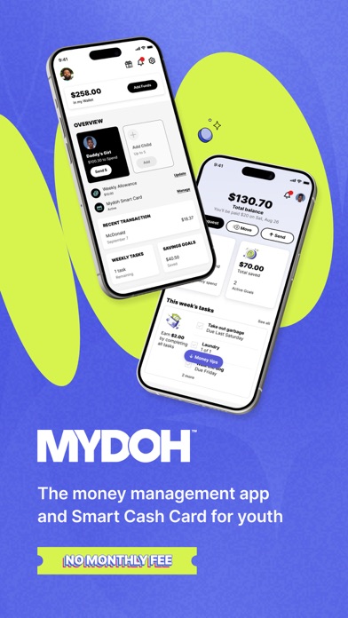 Mydoh - Youth Money App & Card screenshot 1
