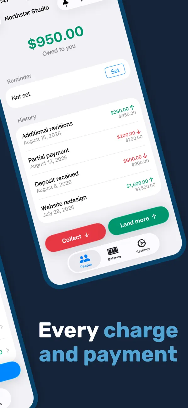 Screenshot #2 pour Debty - Private Debt Tracker