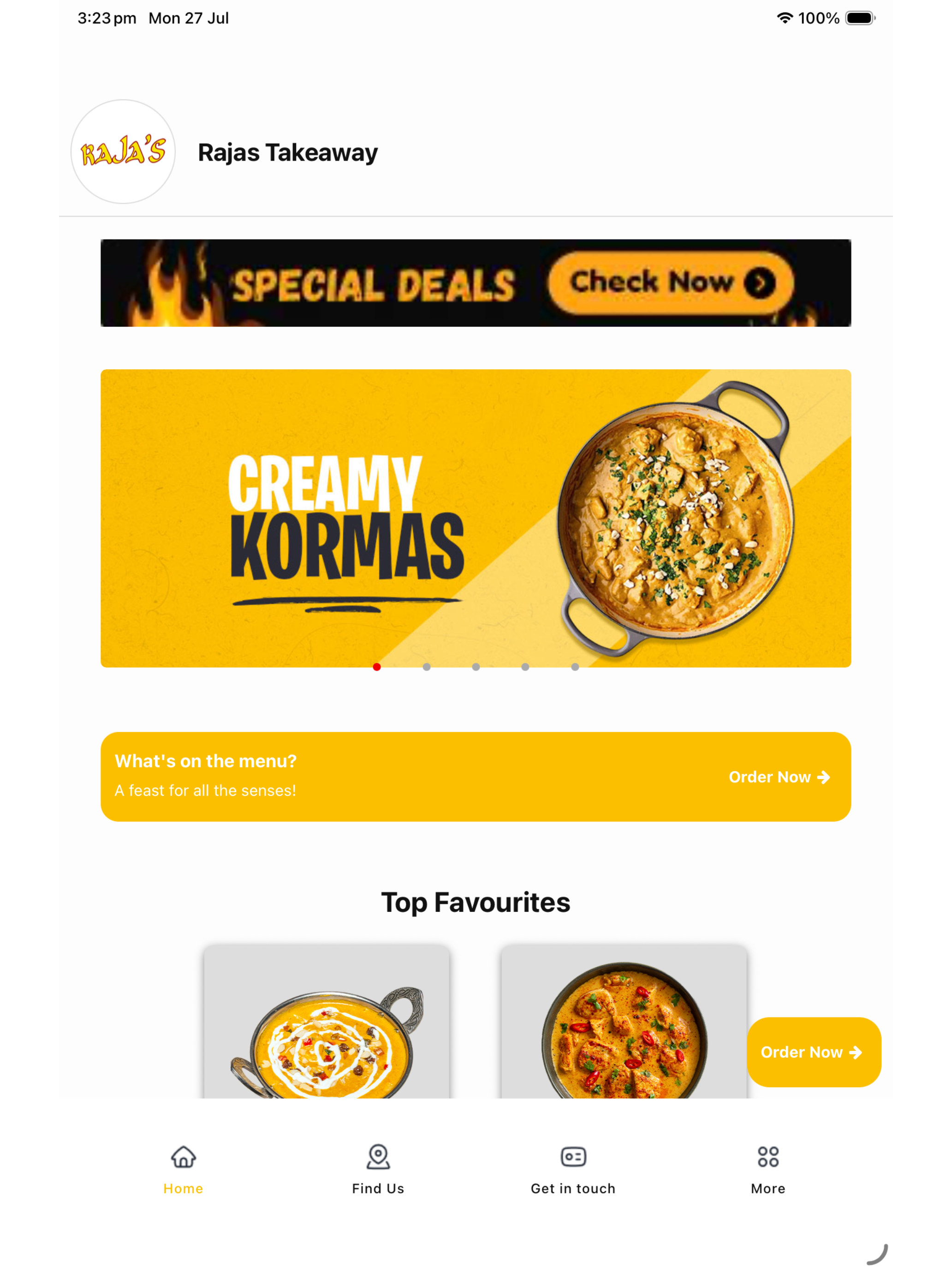 Rajas Takeaway screenshot 5