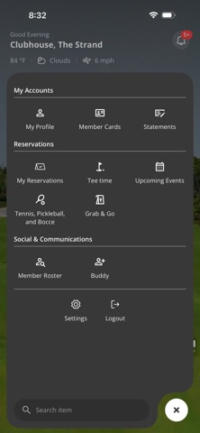 The Club At The Strand app screenshot