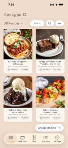 Simmle - Recipes & Meal Plans screenshot
