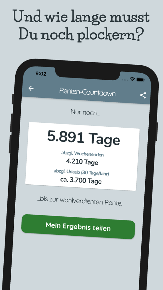 #1. Countdown zur Rente (iOS) بواسطة: Phillip Steffensen