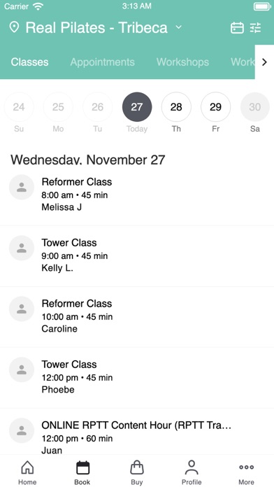 Screenshot #2 pour Real Pilates NYC