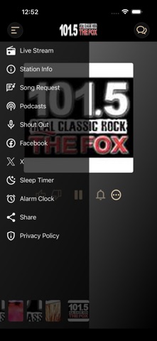 101.5 the Fox iPhone screenshot