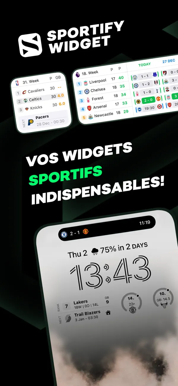 Screenshot #2 pour Standings · Scores Live
