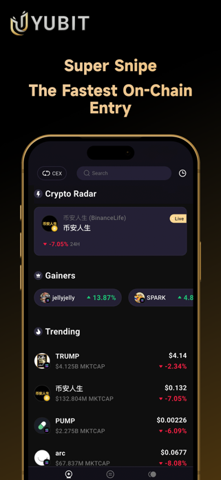 YUBIT: Crypto Exchange Screenshot 7 of 8