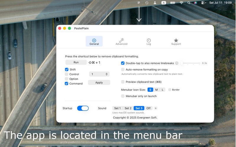 PastePlain screenshot