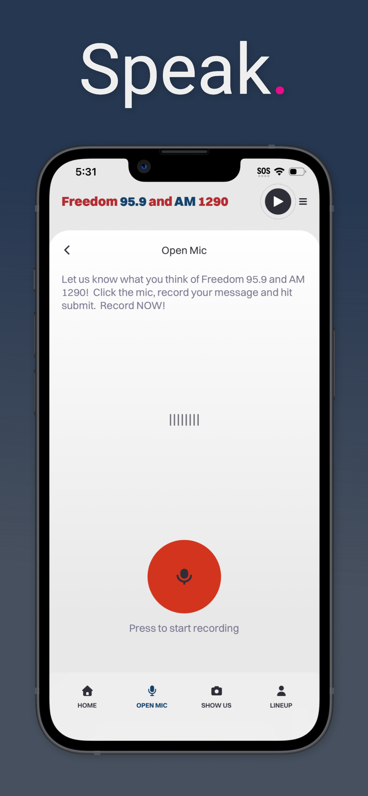 Freedom 95.9 - AM 1290