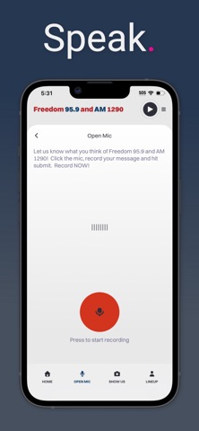 Freedom 95.9 - AM 1290 iPhone screenshot