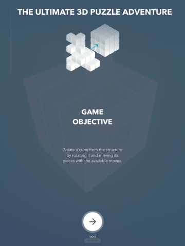 Spin Cube - 3D Puzzle Game iPad screenshot