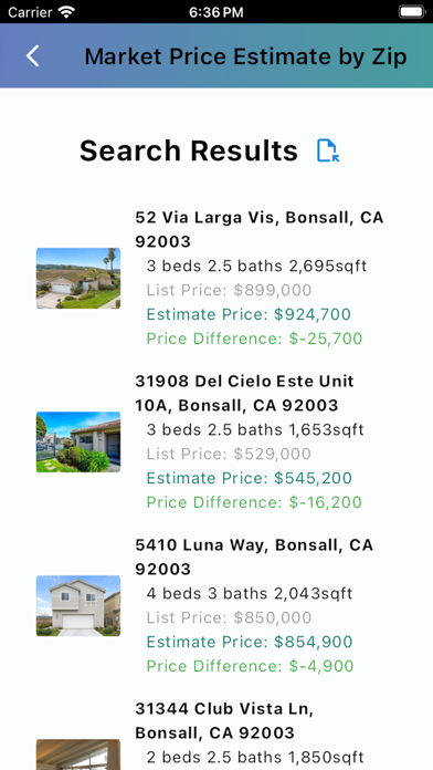 Dealz: Real Estate Estimator Screenshot
