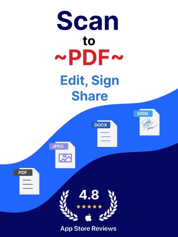 RichScan: PDF Scanner & Sign iPad screenshot