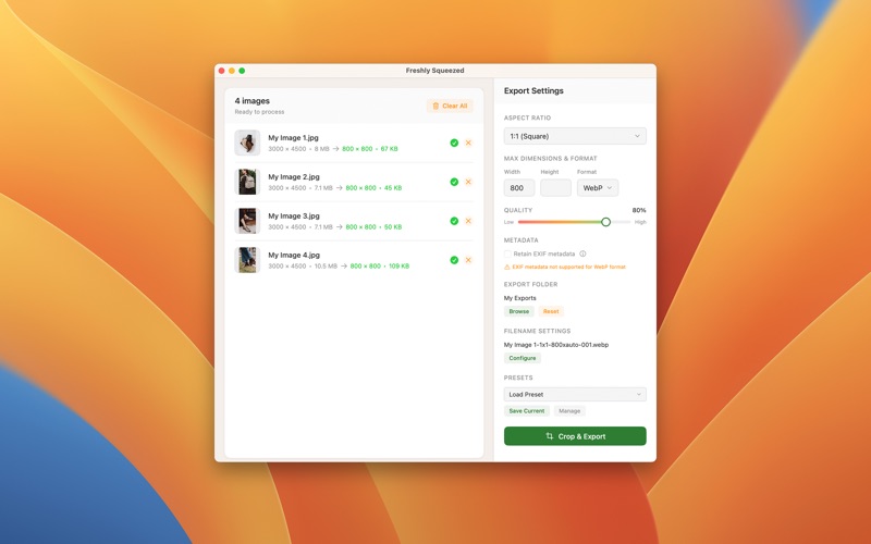 Freshly Squeezed app screenshot 3