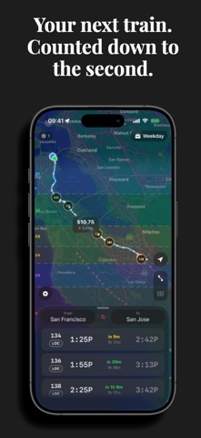 Caltrain Schedule & Tracker Screenshot 1 of 6