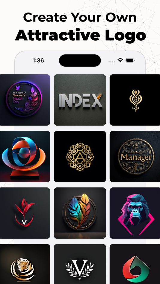 #1. AI Logo Maker: Logo Creator (iOS) 由: Najma Kousar