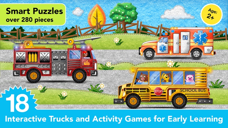 Kids Vehicles Fire Truck games