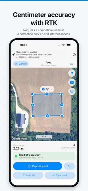 Dipper: GPS Area Measure screenshot 2