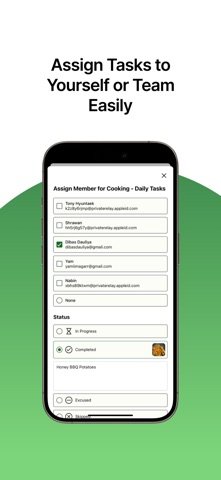 OrgaMent iPhone screenshot