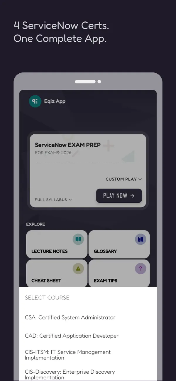 Screenshot #2 pour ServiceNow Exam Prep (+AI)