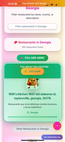 Taco Master USA screenshot