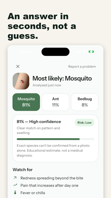 Insect Bite Identification Screenshot 2 of 5