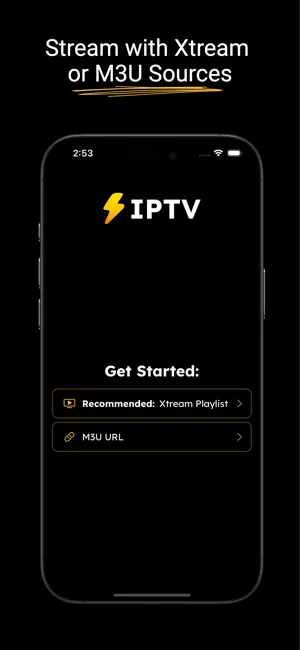 IPTV Player: M3U & Xtream screenshot 1